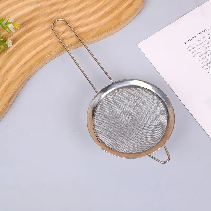 Stainless Steel Kitchen Oil Filter Net - 8CM/10CM - Non-Magnetic - Cooking Oil Strainer - Wholesale Supply for Kitchens and Dollar Stores thumbnail 2