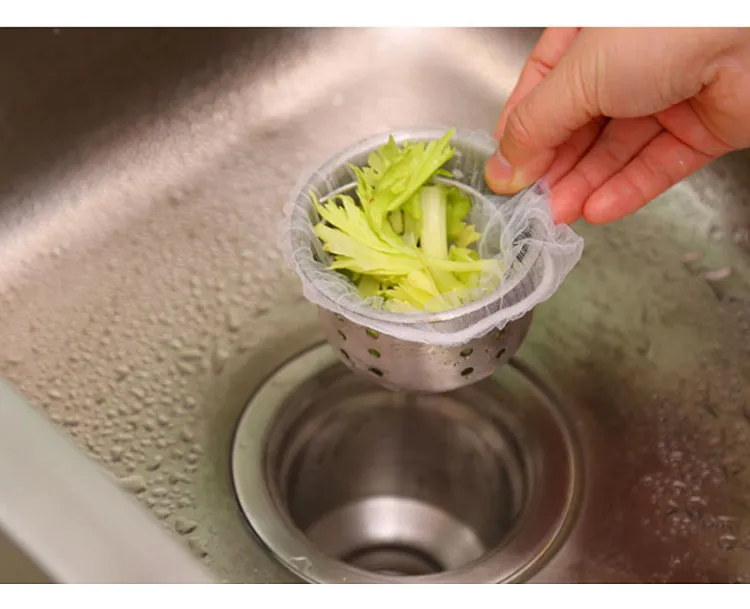 Kitchen Sink Strainer Disposable Mesh Bag Set - Anti-Clogging Drain Filter for Food Scraps, Hair, Bathroom, and Dish Washing showcase 12