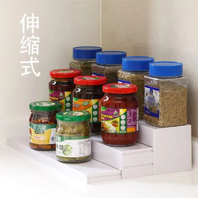 3-Tier Kitchen Spice Rack Organizer - PP Plastic Seasoning Storage Shelf - Countertop Organizer for Spices, Herbs, and Condiments - Space Saving Kitchen Supplies showcase 3