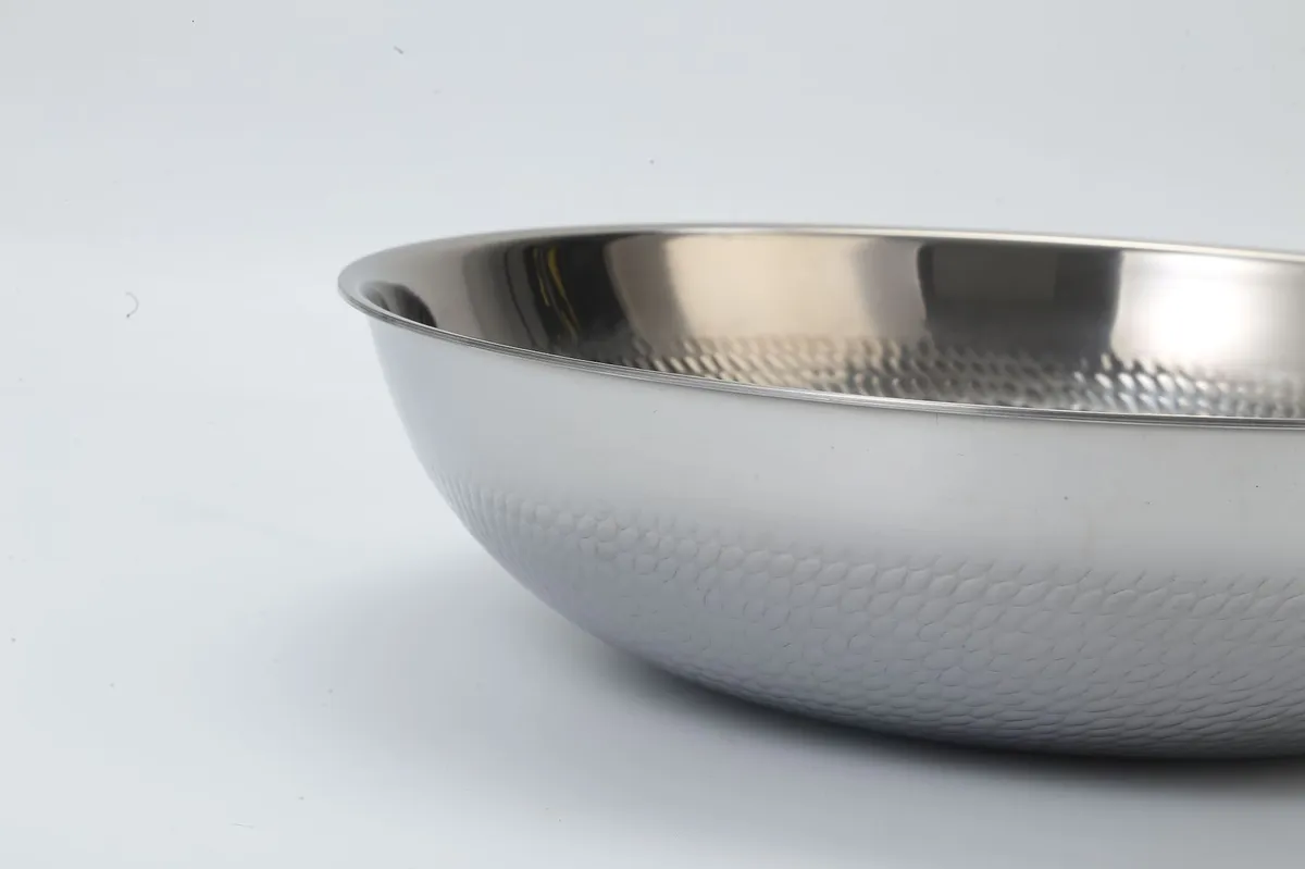 Titanium Wok Stir Fry Pan - Non-Stick, Coating-Free, Hammered Dragon Scale Design - German Titanium Frying Pan for All Cooktops showcase 10