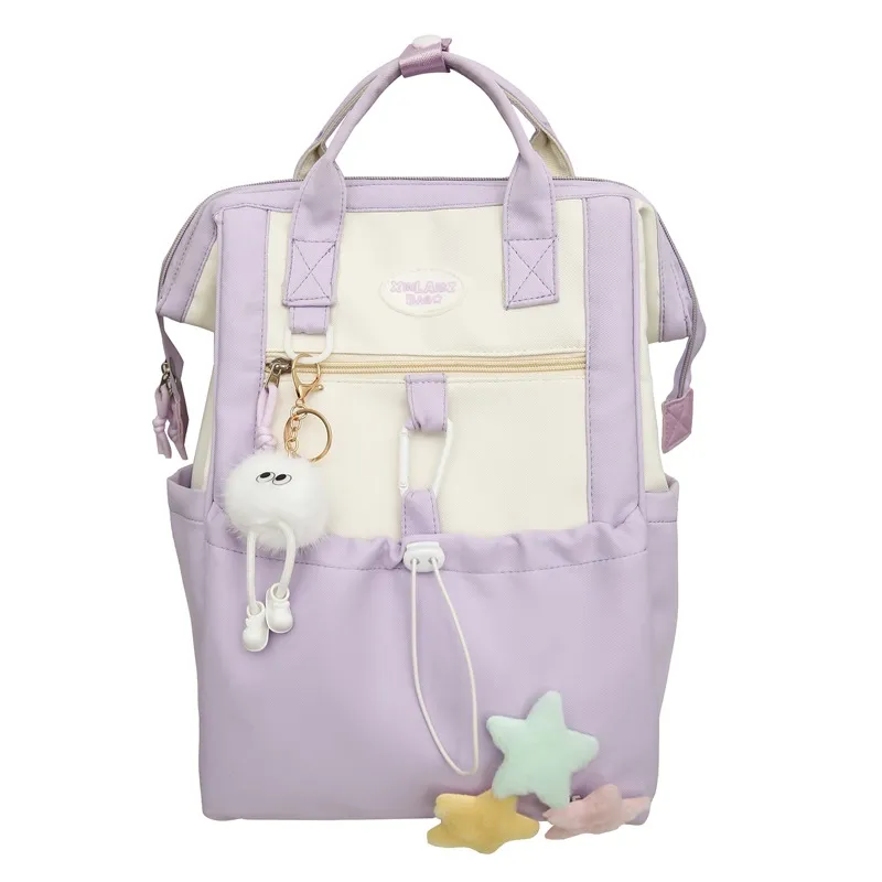 Girls' Primary School Backpack - Large Capacity, Lightweight, Fashionable Design for Junior High and High School Students - Durable and Comfortable thumbnail 5
