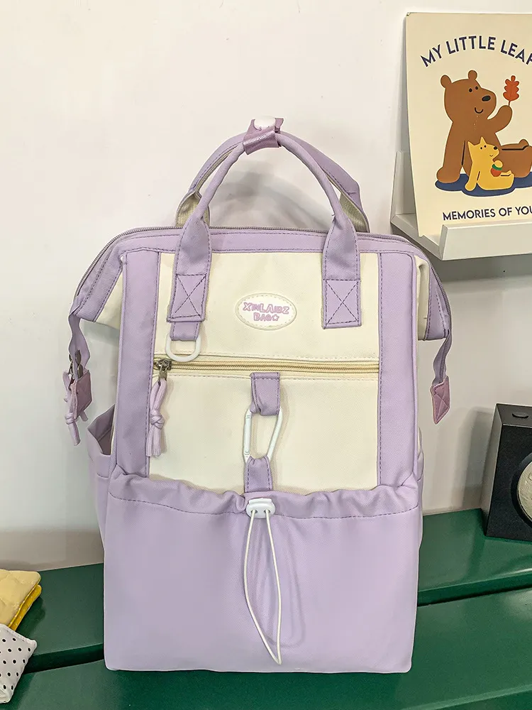 Girls' Primary School Backpack - Large Capacity, Lightweight, Fashionable Design for Junior High and High School Students - Durable and Comfortable thumbnail 7
