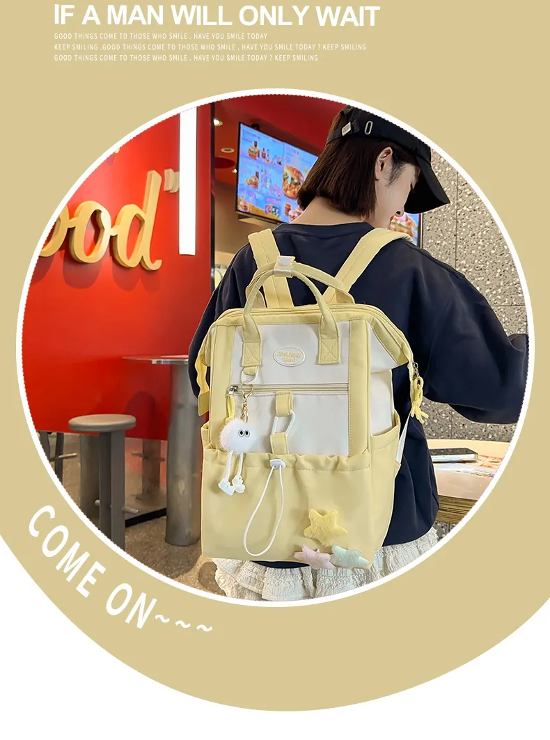 Girls' Primary School Backpack - Large Capacity, Lightweight, Fashionable Design for Junior High and High School Students - Durable and Comfortable showcase 4