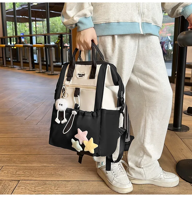 Girls' Primary School Backpack - Large Capacity, Lightweight, Fashionable Design for Junior High and High School Students - Durable and Comfortable showcase 13