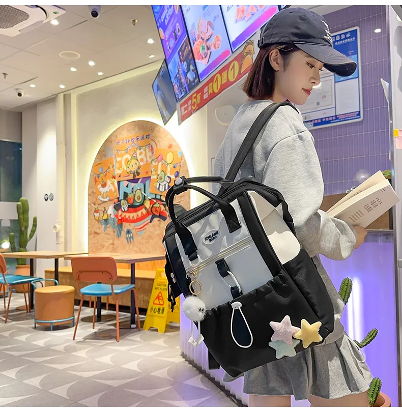 Girls' Primary School Backpack - Large Capacity, Lightweight, Fashionable Design for Junior High and High School Students - Durable and Comfortable showcase 16