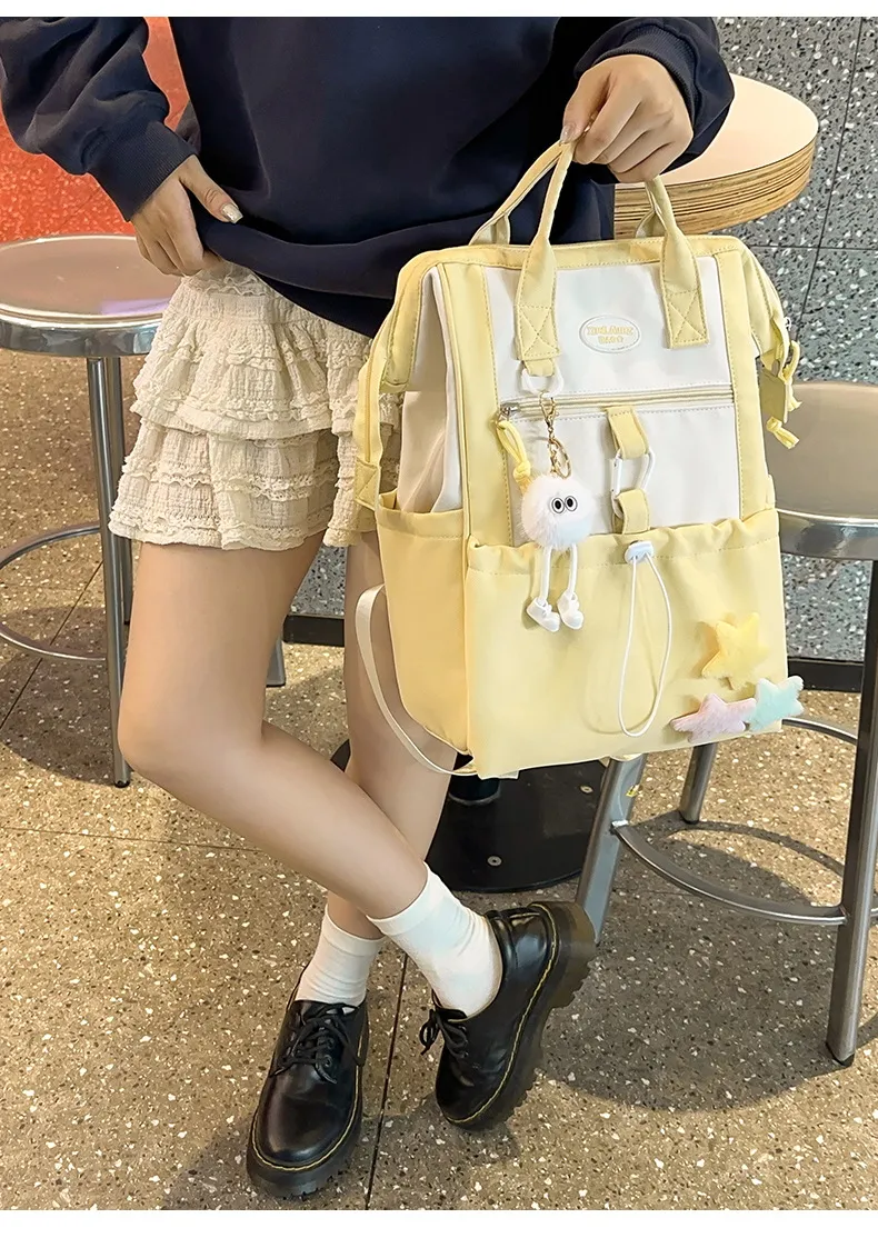 Girls' Primary School Backpack - Large Capacity, Lightweight, Fashionable Design for Junior High and High School Students - Durable and Comfortable showcase 9