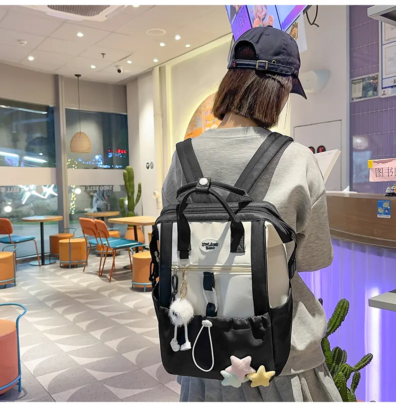 Girls' Primary School Backpack - Large Capacity, Lightweight, Fashionable Design for Junior High and High School Students - Durable and Comfortable showcase 14