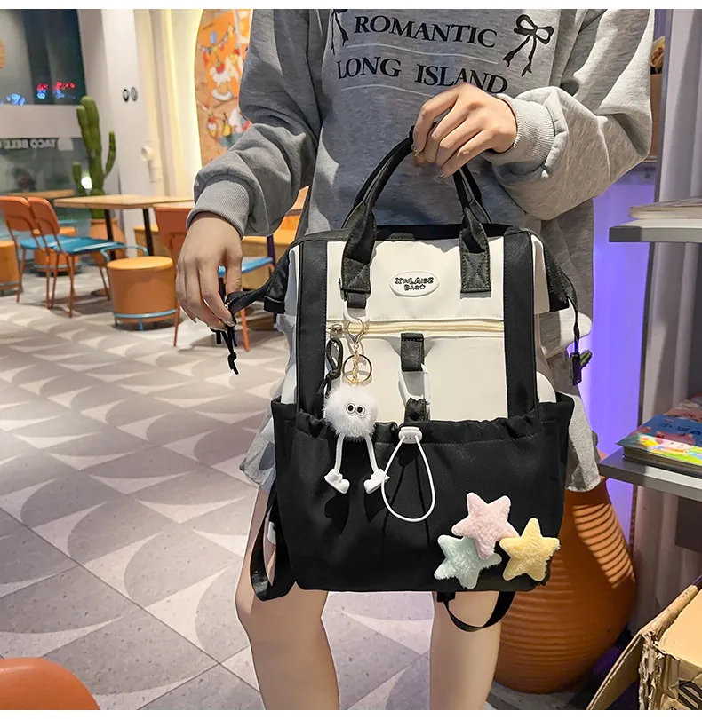 Girls' Primary School Backpack - Large Capacity, Lightweight, Fashionable Design for Junior High and High School Students - Durable and Comfortable showcase 17