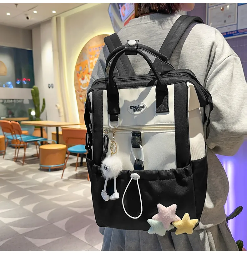 Girls' Primary School Backpack - Large Capacity, Lightweight, Fashionable Design for Junior High and High School Students - Durable and Comfortable showcase 15