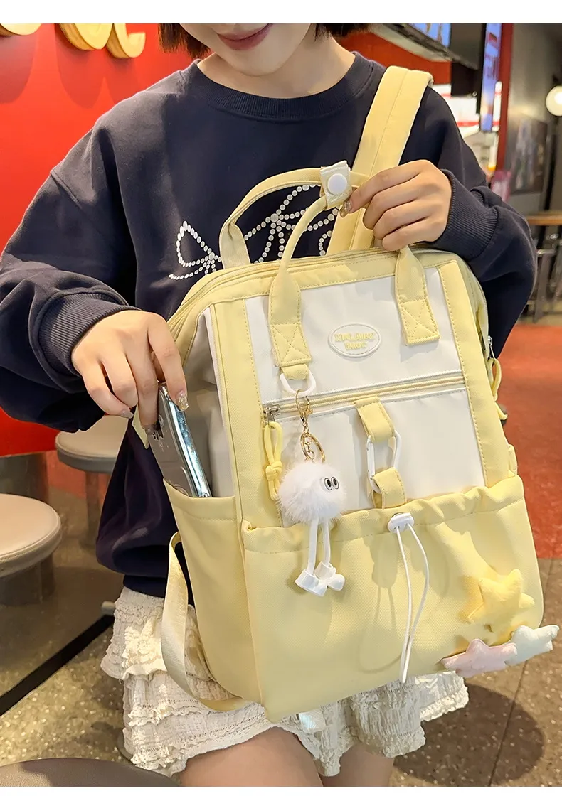 Girls' Primary School Backpack - Large Capacity, Lightweight, Fashionable Design for Junior High and High School Students - Durable and Comfortable showcase 7