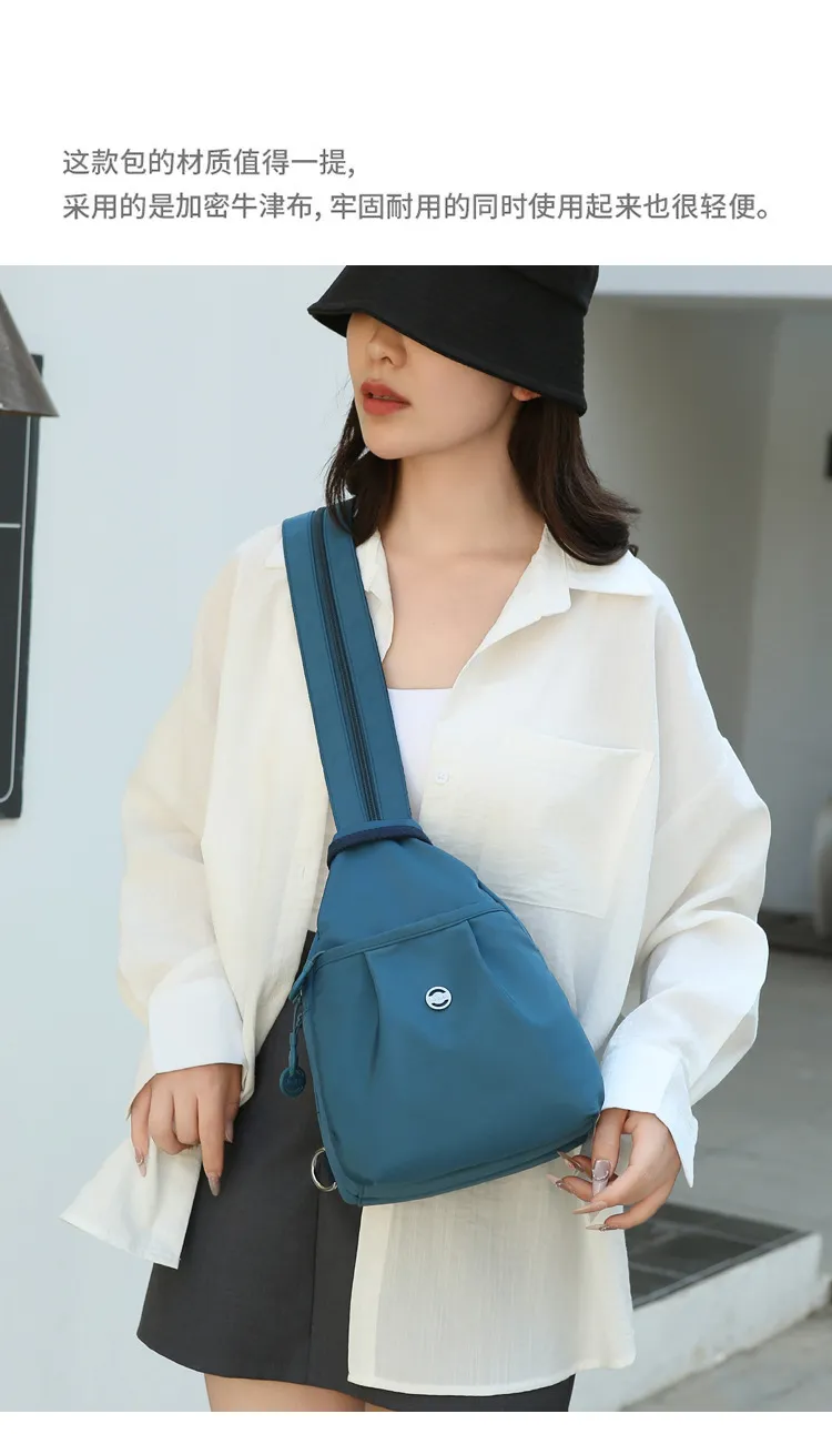 Mini Backpack for Women, Small Anti-Theft Chest Bag, Fashionable Oxford Cloth Casual Daypack, Versatile Travel Backpack Purse, New Style 2025 showcase 4