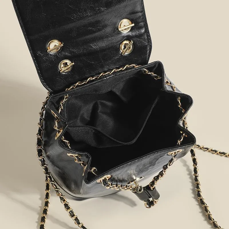 Women's Chain Shoulder Bag, Korean Style Crossbody Purse, Fashionable Travel Handbag for Girls and Ladies, Commuter Style thumbnail 4