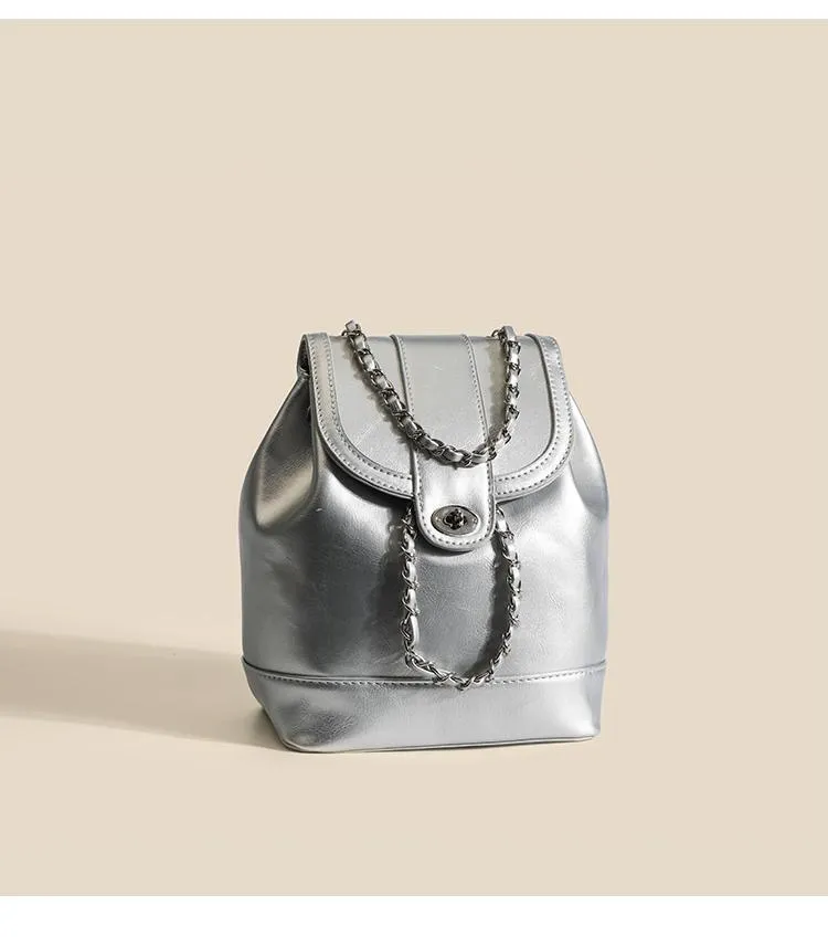 Women's Chain Shoulder Bag, Korean Style Crossbody Purse, Fashionable Travel Handbag for Girls and Ladies, Commuter Style showcase 20