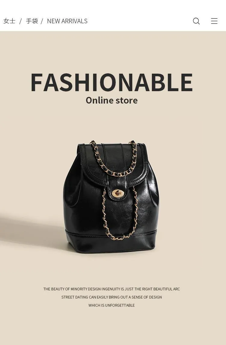 Women's Chain Shoulder Bag, Korean Style Crossbody Purse, Fashionable Travel Handbag for Girls and Ladies, Commuter Style showcase 2