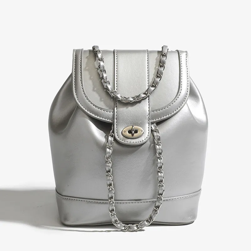 Women's Chain Shoulder Bag, Korean Style Crossbody Purse, Fashionable Travel Handbag for Girls and Ladies, Commuter Style thumbnail 7