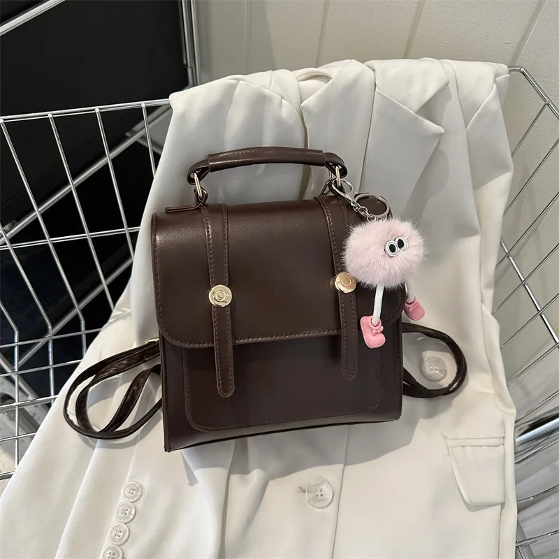 Women's Casual Backpack Preppy Style Bag 2024 New Fashion Shoulder Handbag Small Backpack for Girls Travel School Daily Use thumbnail 1