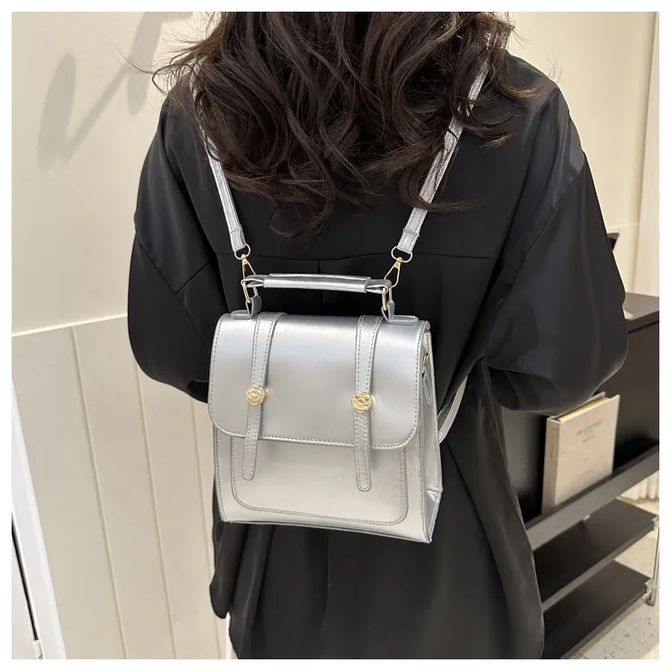 Women's Casual Backpack Preppy Style Bag 2024 New Fashion Shoulder Handbag Small Backpack for Girls Travel School Daily Use showcase 18