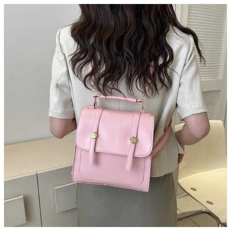 Women's Casual Backpack Preppy Style Bag 2024 New Fashion Shoulder Handbag Small Backpack for Girls Travel School Daily Use showcase 10