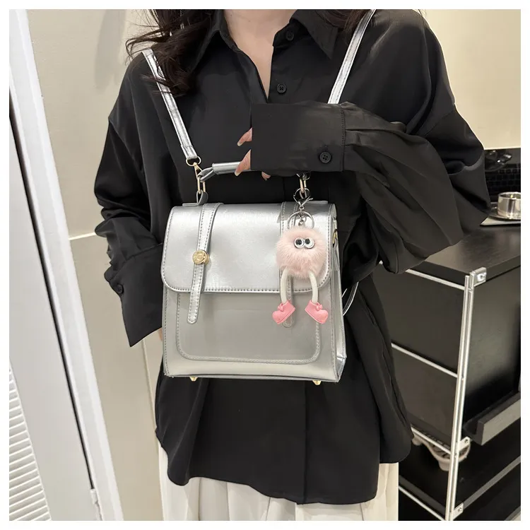 Women's Casual Backpack Preppy Style Bag 2024 New Fashion Shoulder Handbag Small Backpack for Girls Travel School Daily Use showcase 17