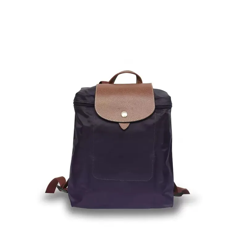 Women's Nylon Backpack - Lightweight, Waterproof, Folding Casual School Bag - Trendy Anniversary Edition Rucksack for Travel, Hiking, and Everyday Use thumbnail 5