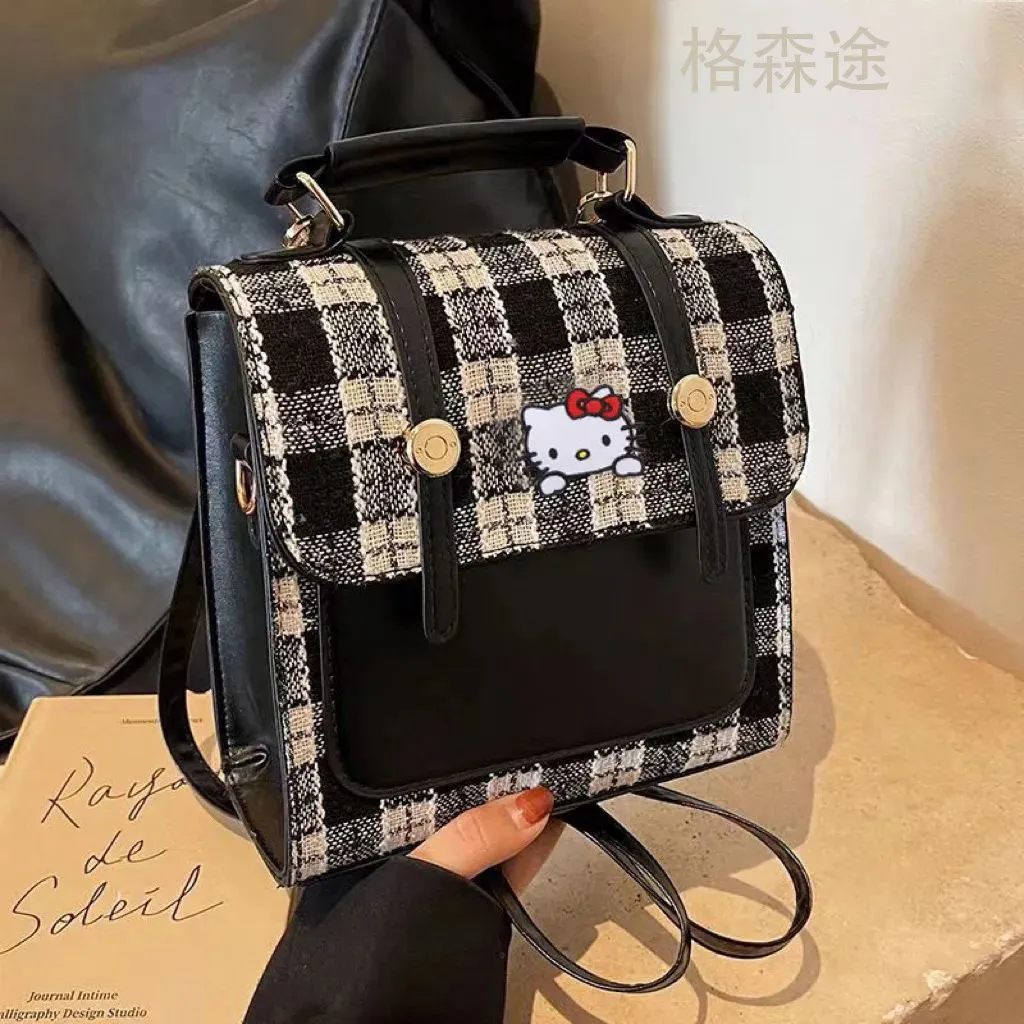 Women's Fashion Backpack with Buckle Closure, 2023 Trendy Crossbody Bag, Niche Design Student Shoulder Handbag for Everyday Use showcase 3