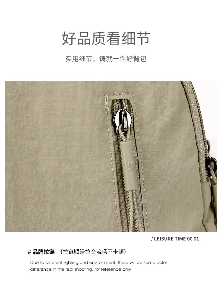 Women's Oxford Cloth Backpack - Stylish Korean Style Small Backpack, Versatile Nylon School Bag, Casual Daypack for Middle-Aged Ladies, Lightweight Mommy Bag showcase 13