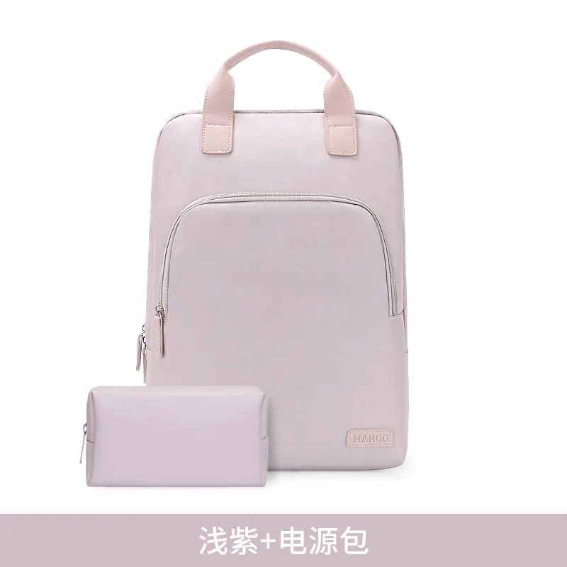Women's Casual Backpack Schoolbag - Korean Style Fashion Student Travel Bag - All-Match Ins Computer Bag Double Shoulder Rucksack for Girls thumbnail 10