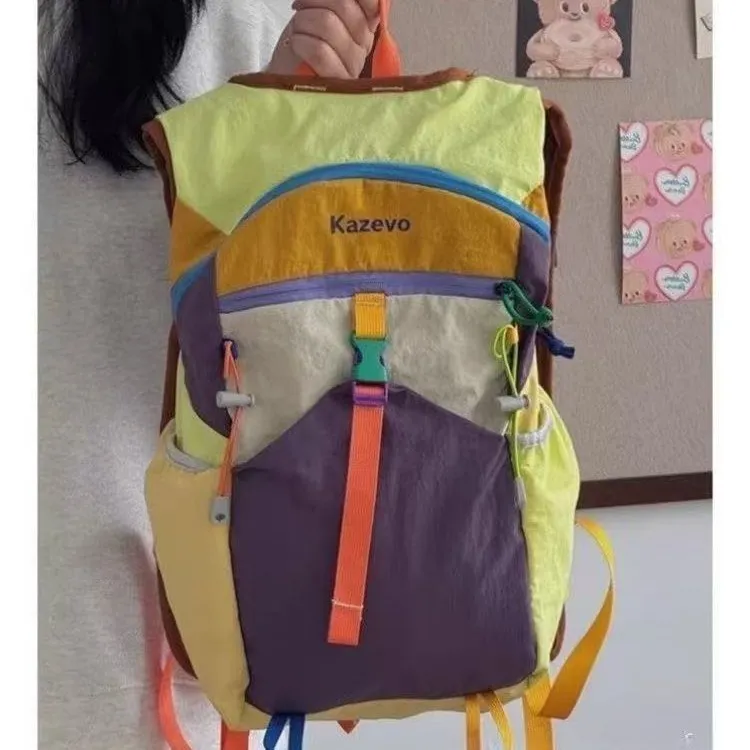 Lightweight Mountaineering Backpack for Women and Men | Large Capacity Outdoor Cycling Backpack | Multi-Functional Design-Inspired Rucksack for Hiking, Camping, Travel thumbnail 2