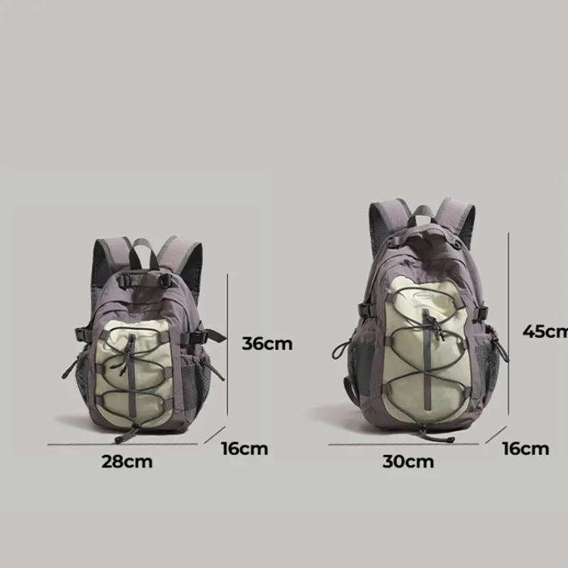Women's Casual Backpack Large Capacity Summer Hiking Sports Mountaineering Bag | Men's Short Trip Travel Rucksack | Lightweight Durable Daypack for Outdoor Activities thumbnail 4