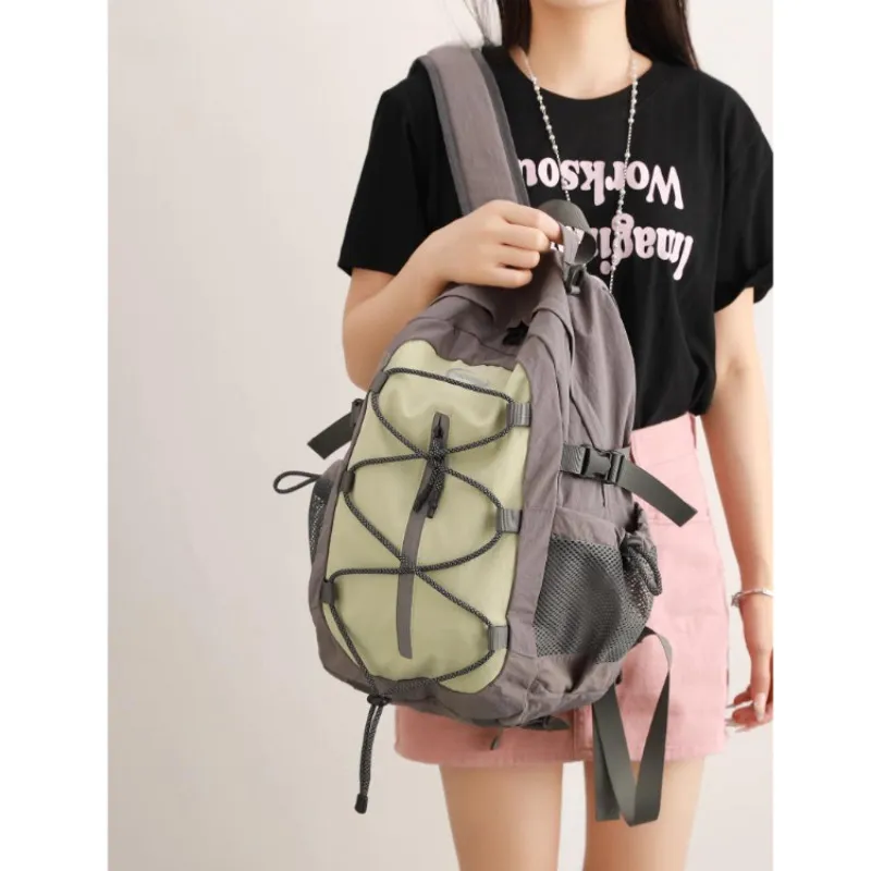 Women's Casual Backpack Large Capacity Summer Hiking Sports Mountaineering Bag | Men's Short Trip Travel Rucksack | Lightweight Durable Daypack for Outdoor Activities thumbnail 3