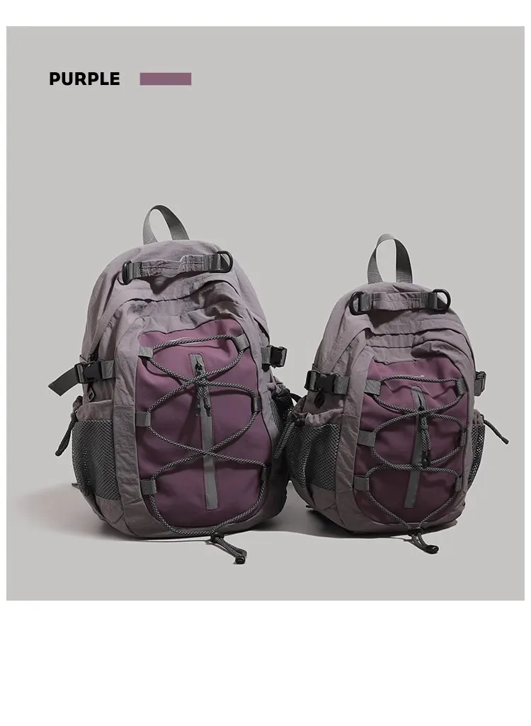 Women's Casual Backpack Large Capacity Summer Hiking Sports Mountaineering Bag | Men's Short Trip Travel Rucksack | Lightweight Durable Daypack for Outdoor Activities showcase 16