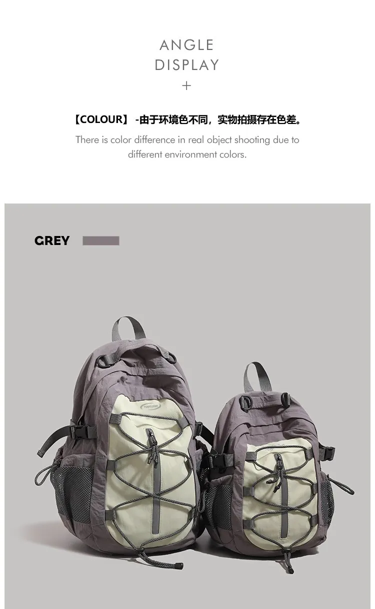Women's Casual Backpack Large Capacity Summer Hiking Sports Mountaineering Bag | Men's Short Trip Travel Rucksack | Lightweight Durable Daypack for Outdoor Activities showcase 12