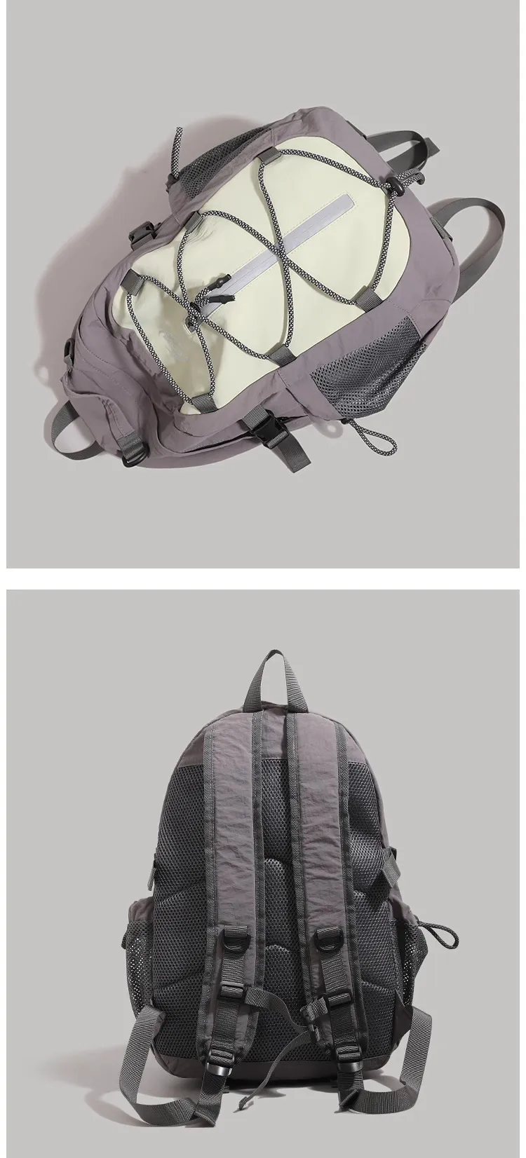 Women's Casual Backpack Large Capacity Summer Hiking Sports Mountaineering Bag | Men's Short Trip Travel Rucksack | Lightweight Durable Daypack for Outdoor Activities showcase 18