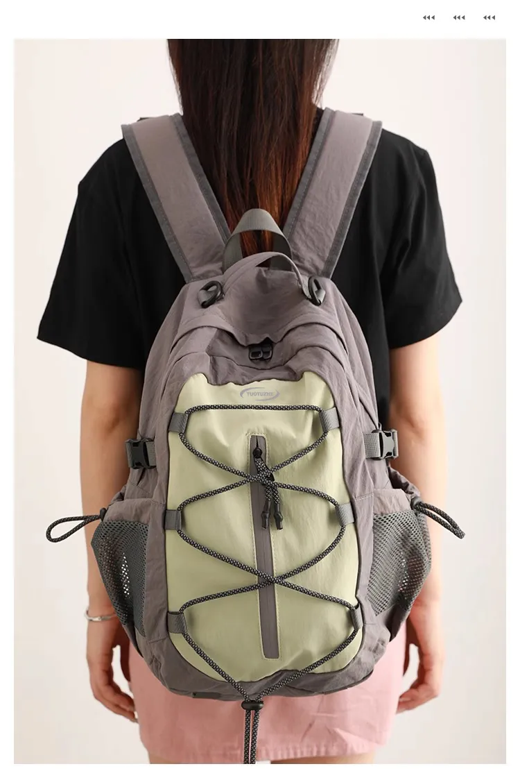 Women's Casual Backpack Large Capacity Summer Hiking Sports Mountaineering Bag | Men's Short Trip Travel Rucksack | Lightweight Durable Daypack for Outdoor Activities showcase 11
