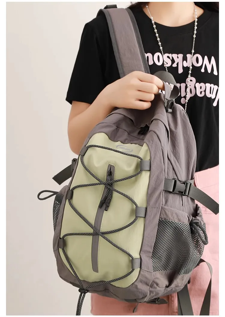 Women's Casual Backpack Large Capacity Summer Hiking Sports Mountaineering Bag | Men's Short Trip Travel Rucksack | Lightweight Durable Daypack for Outdoor Activities showcase 10