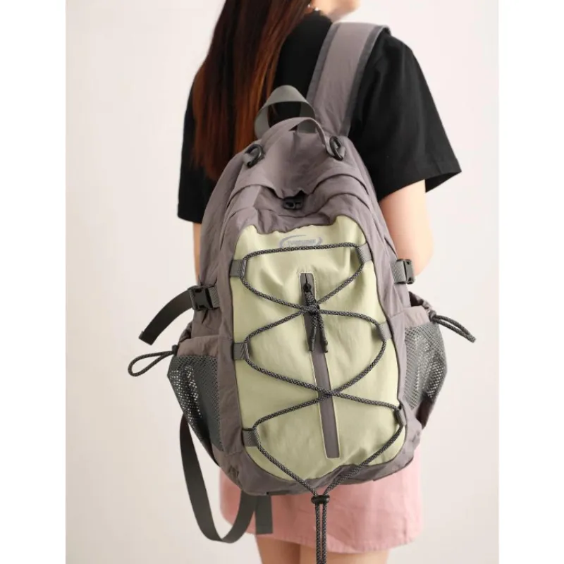 Women's Casual Backpack Large Capacity Summer Hiking Sports Mountaineering Bag | Men's Short Trip Travel Rucksack | Lightweight Durable Daypack for Outdoor Activities thumbnail 2