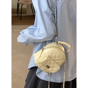 Korean Style Canvas Backpack for Women - College School Bag with Polka Dot Print - Lightweight Casual Daypack for Students & Travel showcase 3