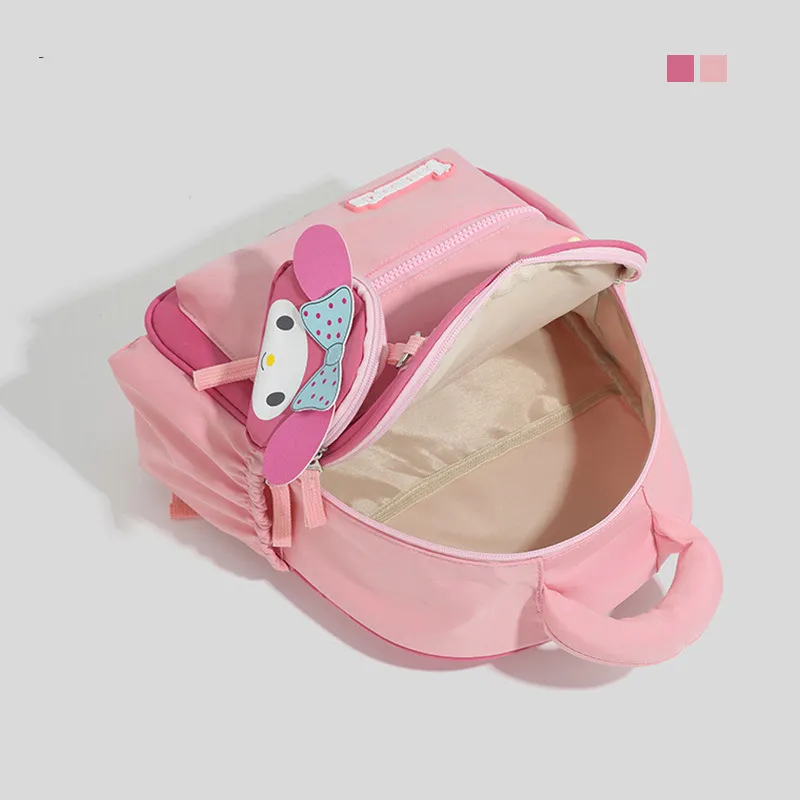 Customizable Kindergarten Backpack for Girls - Cute Pink Small Backpack for Preschool and Early Elementary School - Personalized Winter Outing Bag thumbnail 5