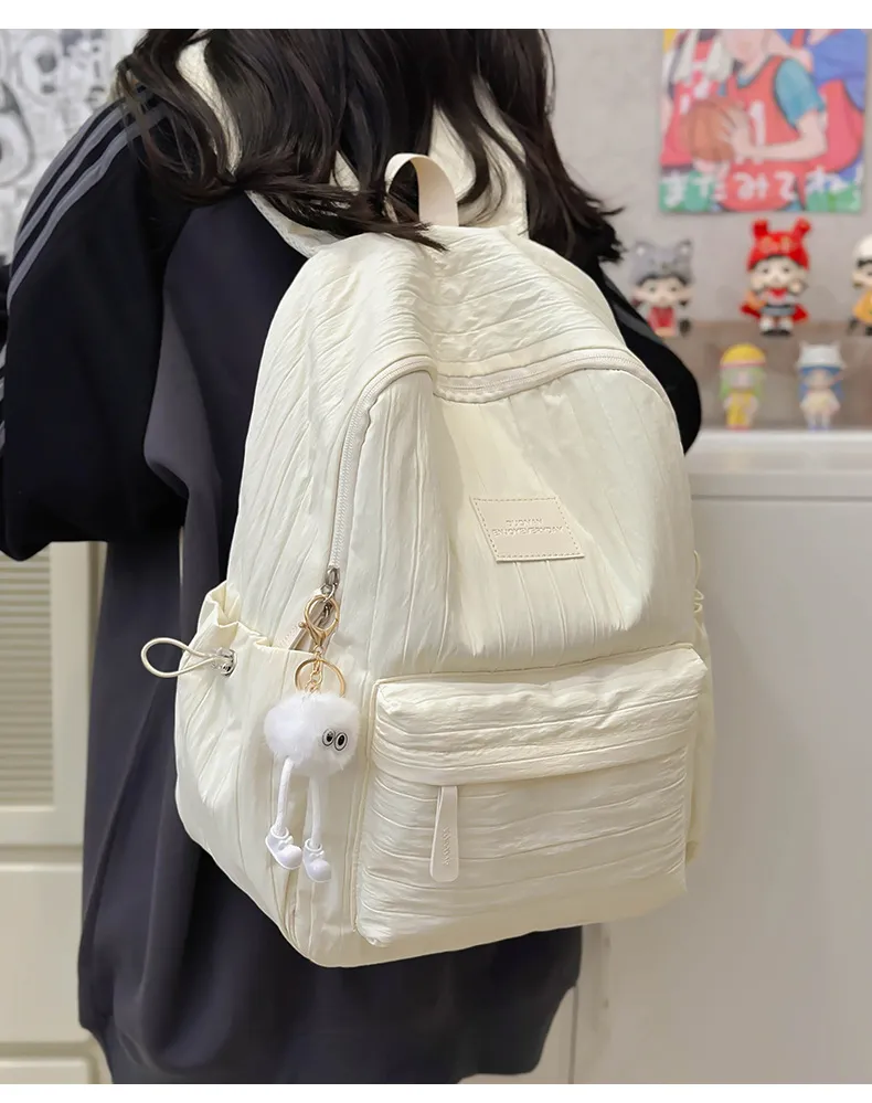College Style Backpack for Students - Large Capacity Fashion Schoolbag for Junior, Senior High School & University - Casual All-Match Design showcase 5