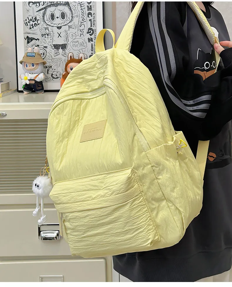 College Style Backpack for Students - Large Capacity Fashion Schoolbag for Junior, Senior High School & University - Casual All-Match Design showcase 8