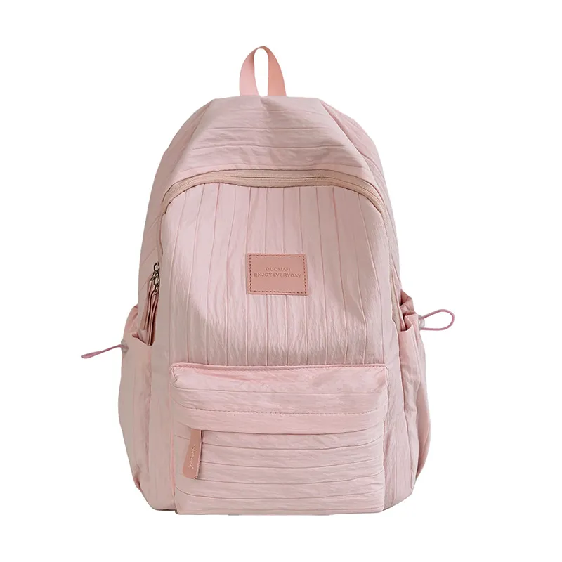 College Style Backpack for Students - Large Capacity Fashion Schoolbag for Junior, Senior High School & University - Casual All-Match Design thumbnail 5