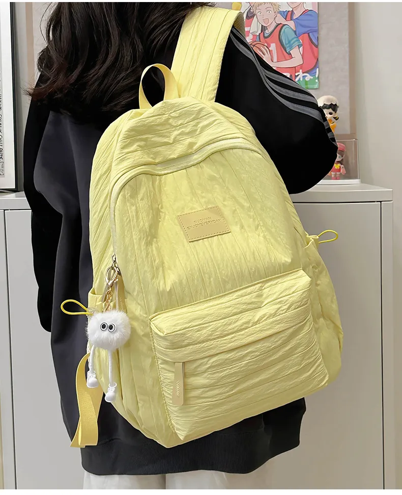 College Style Backpack for Students - Large Capacity Fashion Schoolbag for Junior, Senior High School & University - Casual All-Match Design showcase 9