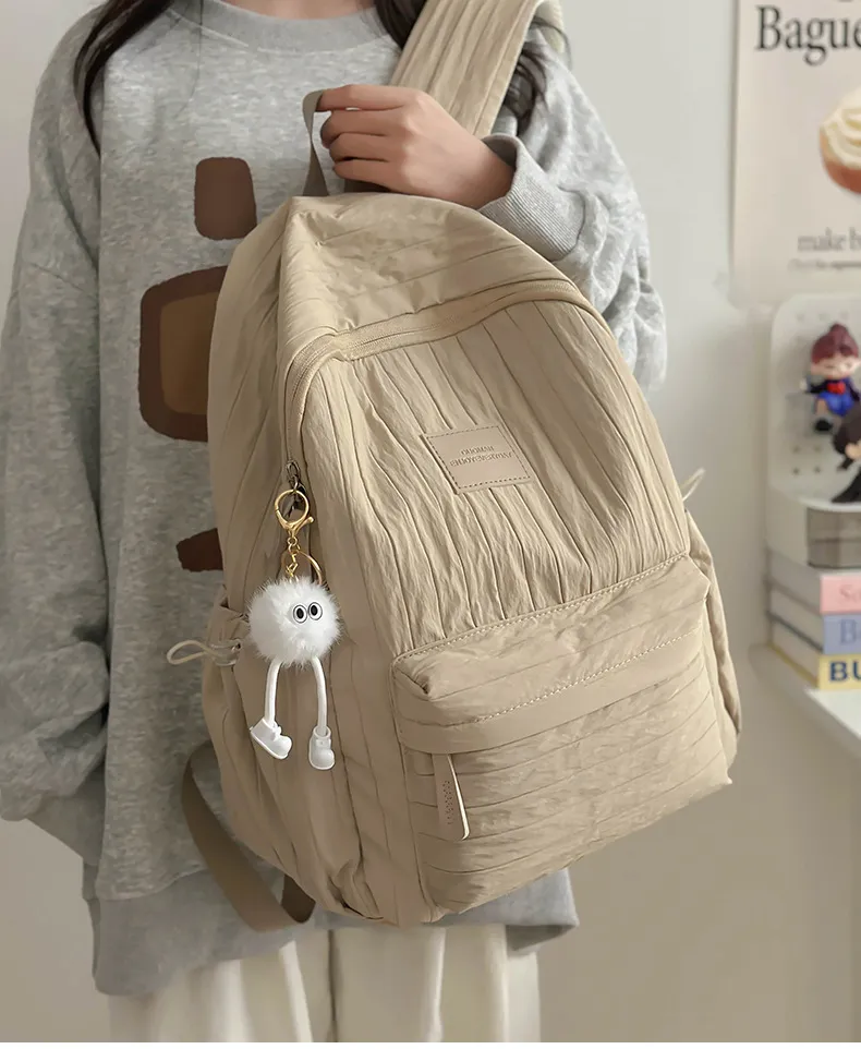 College Style Backpack for Students - Large Capacity Fashion Schoolbag for Junior, Senior High School & University - Casual All-Match Design showcase 13