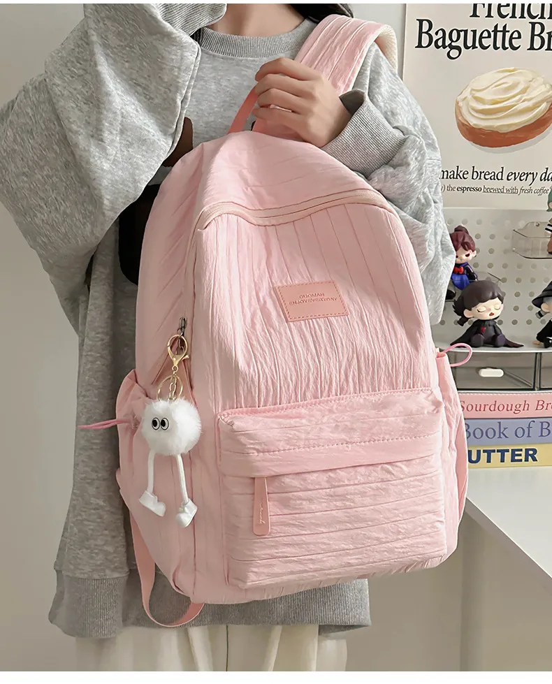 College Style Backpack for Students - Large Capacity Fashion Schoolbag for Junior, Senior High School & University - Casual All-Match Design showcase 10