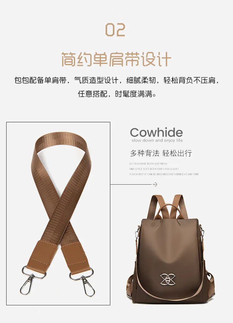 Women's Travel Backpack 2024 Anti-Theft Lightweight Fashion Schoolbag - High-End Ladies Rucksack for College, Work, and Everyday Use showcase 5