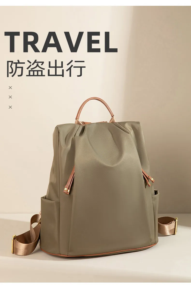 Anti-Theft Backpack for Women, Lightweight Fashion Travel Backpack, Large Capacity Oxford Cloth Casual Daypack, 2025 New Design showcase 19