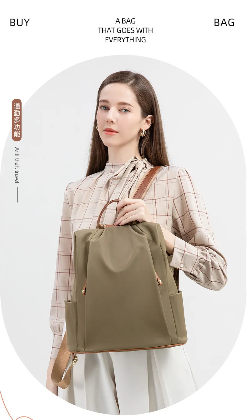 Anti-Theft Backpack for Women, Lightweight Fashion Travel Backpack, Large Capacity Oxford Cloth Casual Daypack, 2025 New Design showcase 17