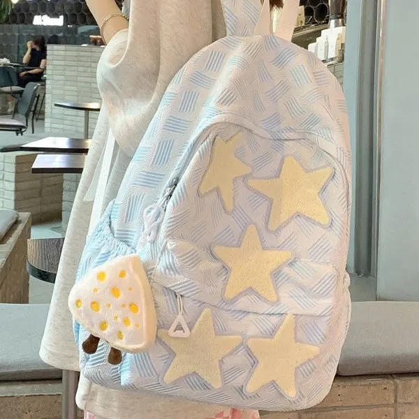 Stylish School Backpack for Teenage Girls & College Students - Lightweight, Durable, Trendy Design - Perfect for Junior High, Senior High & University - 2025 New Arrival thumbnail 1