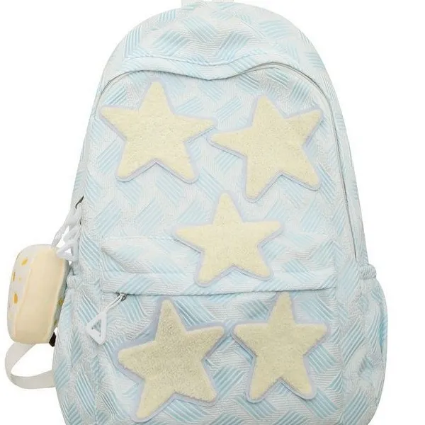 Stylish School Backpack for Teenage Girls & College Students - Lightweight, Durable, Trendy Design - Perfect for Junior High, Senior High & University - 2025 New Arrival thumbnail 5