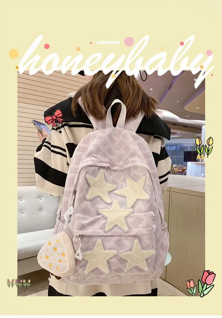 Stylish School Backpack for Teenage Girls & College Students - Lightweight, Durable, Trendy Design - Perfect for Junior High, Senior High & University - 2025 New Arrival showcase 1